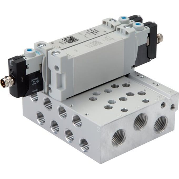 M5 Manifold 2-Stations Festo 566582 VABM-L1-10W-G18-2
