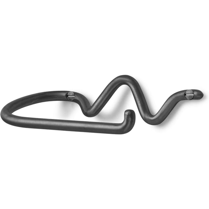 Ferm Living Curvature Toiletpapier houder - black brass