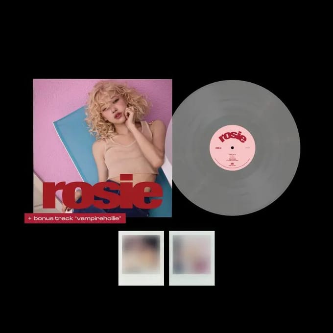 ROSÉ - [ROSIE] PREMIER album STUDIO vinyle VAMPIREHOLLIE EDITION CLEAR