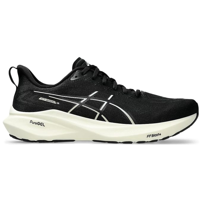 ASICS GT 2000 13 Noir Blanc Baskets Homme 1011B861-003 46 black