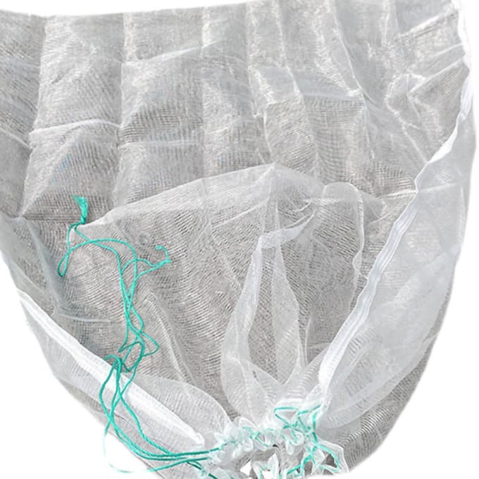 Grote Opbergnetzak Multifunctioneel Zware Kwaliteit Grote Geweven Netzak van Nylon voor Waterflessen Blikjes 2.4x1.4m 35kg Load gray