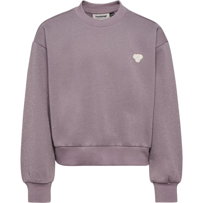 hmlJR LOOSE GLITTER CREWNECK BEE