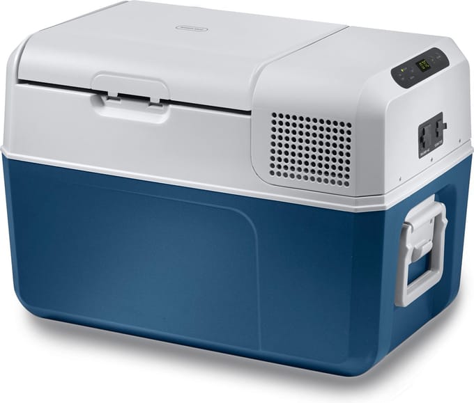 Mobicool MCF32 compressor koelbox - 34L - 12 - 24- 230v - blauw wit