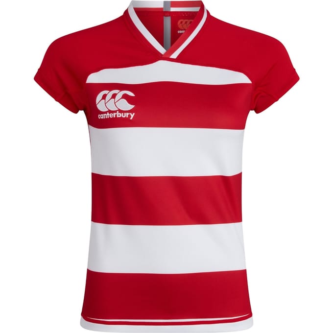 Canterbury Dames/Dames Evader Gehoepelde Vapodri Jersey (Vlag rood)