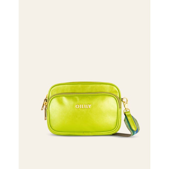 Oilily Smiley Schoudertas- maatOne size Groenery