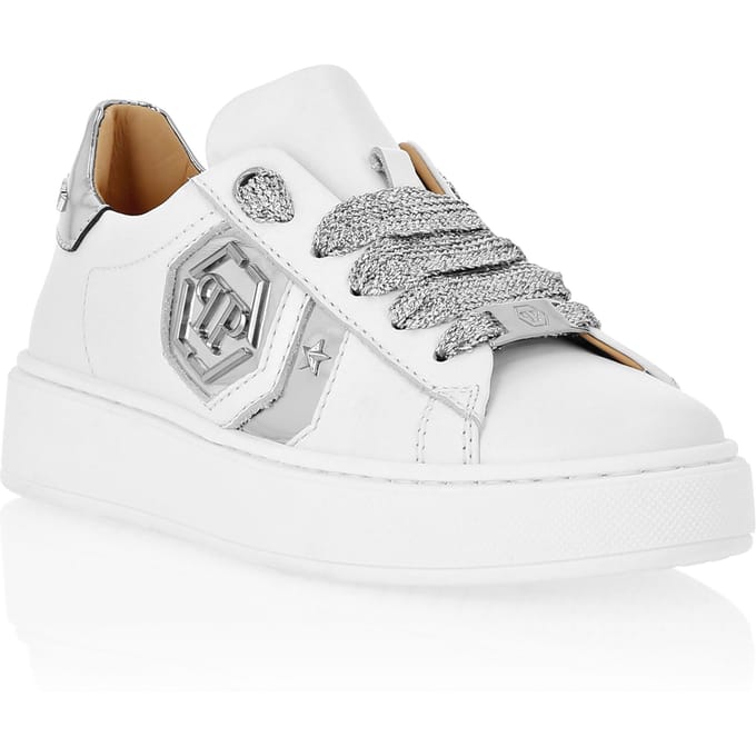 Leather Lo-Top Sneakers Hexagon