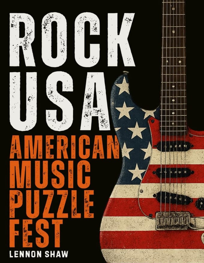 Muziek Puzzelboek: Test Kennis van Iconische Amerikaanse Rockbands