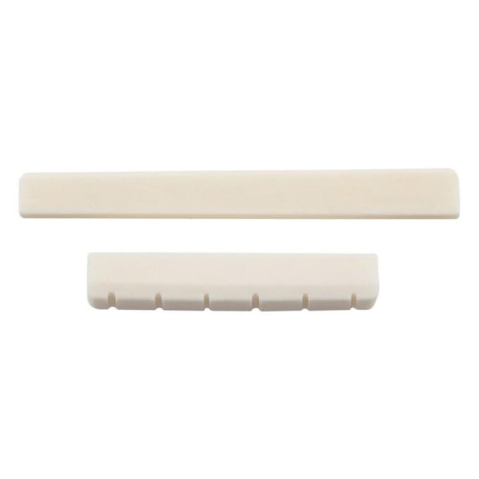 Gitaarzadelmoer Wit Veebot voor 39 Inch Klassieke Gitaar 2Pcs white