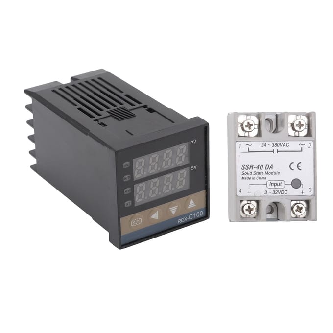 Kit Thermostat PID Numérique Étanche Haute Précision Réponse Rapide Professionnel REX C100 Contrôleur de Température pour Ferme Type 2