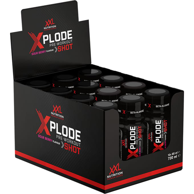 XXL Nutrition - Xplode Pre Shot - Pre-Workout - 12 Pack