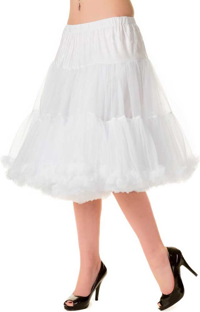 Banned - Starlite Petticoat - Vintage - 4XL - Wit
