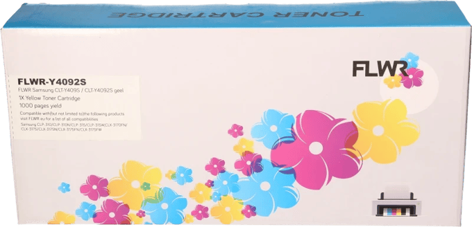 FLWR - Toners / Samsung CLT-Y4092S / geel / Geschikt voor Samsung