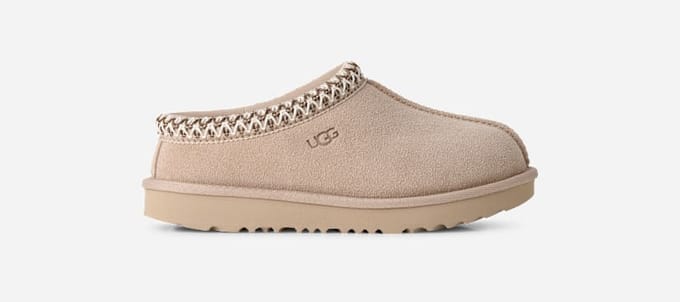 UGG® Tasman II for Kids in Moonlight, Size 3, Suede/Polyester/Wool