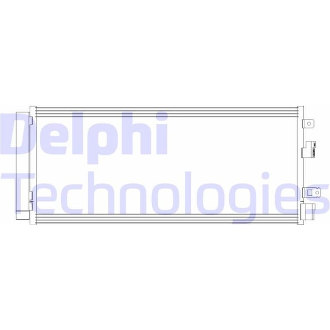 Condensator, airconditioning DELPHI CF20381