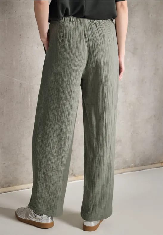 Mousseline broek Wide Legs