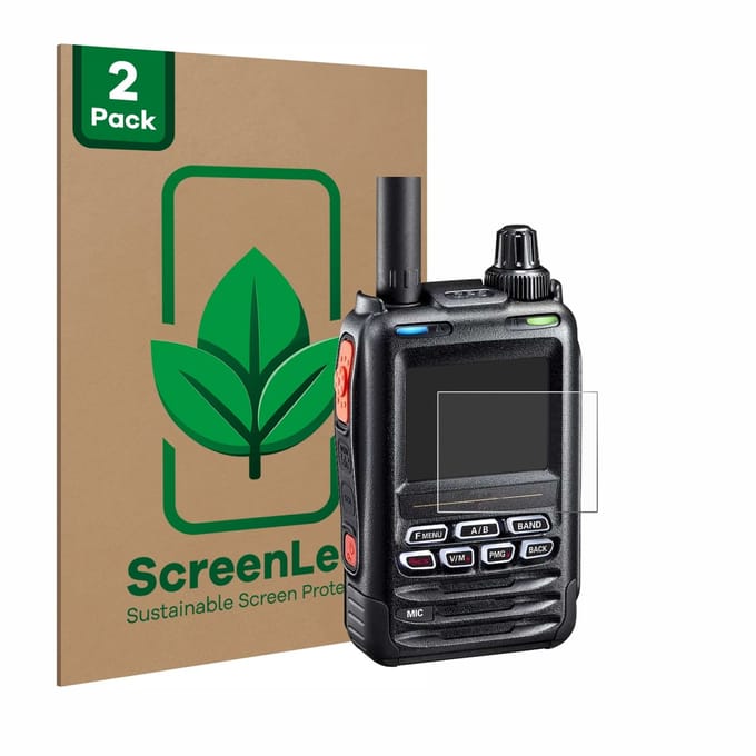 2 Stuks Screenprotector voor Yaesu FT-5DE/DR - Hoogwaardige Beschermfolie transparant