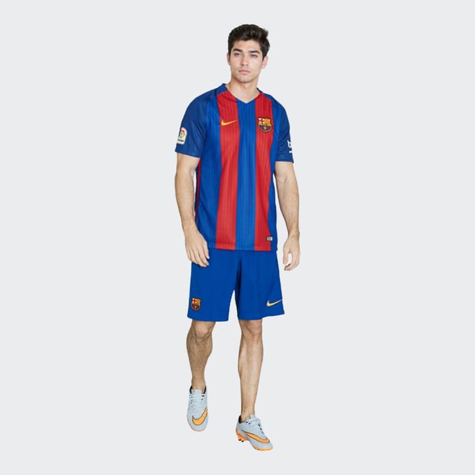 Nike Voetbalshirt Heren Rood Blauw 776850-481 L blue