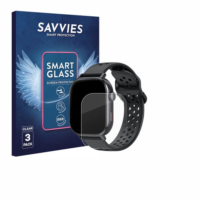 3 Stuks Savvies Screenprotector - geschikt voor Jugeman P131 2.06" - beschermfolie glas transparant