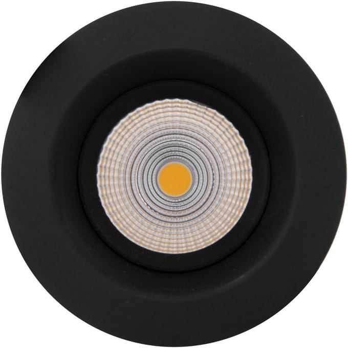 The Light Group SLC One Soft LED inbouwspot Dime LED inbouwspot zwart