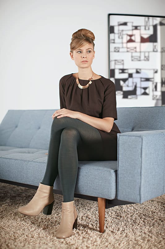 Innovation Living - Splitback slaapbank - blauw-grijs - Mixed Dance - chroom