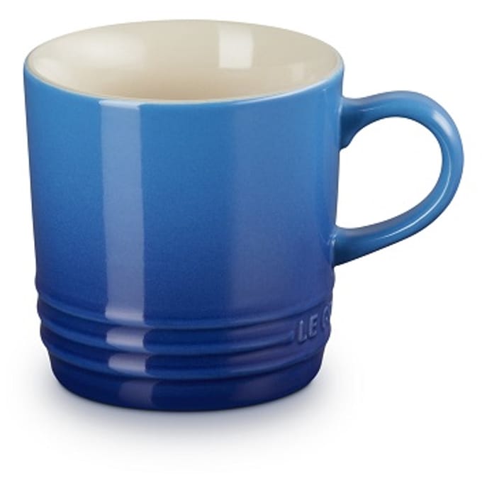 Le Creuset aardewerk cappuccino mok | 200 ml | azuurblauw