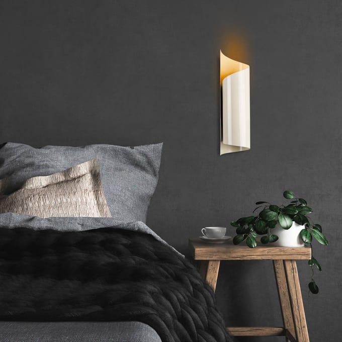 Opviq Wandlamp GMN-000012 indirecte hoogte 35cm wit