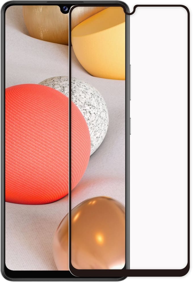 ScreenArmor Full Cover Tempered Glass Screenprotector voor Samsung Galaxy A42 5G