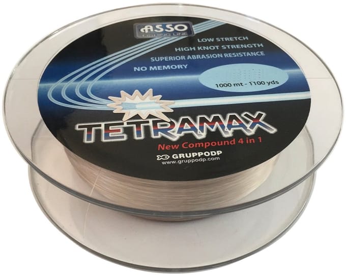 Asso Tetramax 1000 M Karperlijn Transparant 0.200 mm