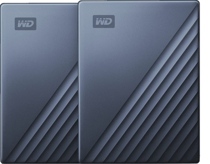 WD My Passport Ultra 5TB Blue - Duo pack