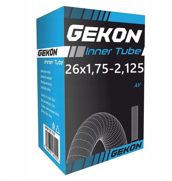 GEKON - Fiets Binnenband - 26x1,75/1,95/2.0/2.125 - AV Ventiel