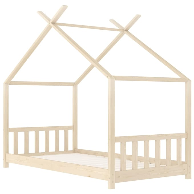 vidaXL - Kinderbedframe - massief - grenenhout - 70x140 - cm