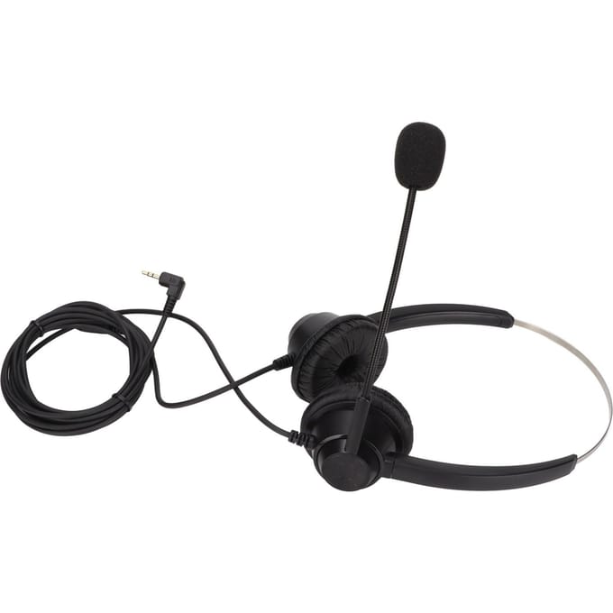 H360D‑2.5 Telefoonheadset Binaurale Klantenservice Hoofdtelefoon met HD Microfoon voor Kantoor Callcenter