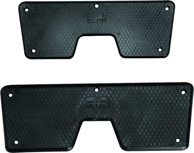 Spiegelbeschermer buitenboordmotor - 230x86mm - Zwart