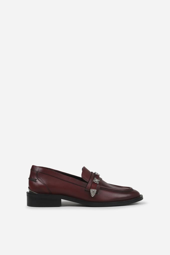 Bronx Next-wagon Low Shoe Winter Oxblood Größe: 42 | Loafer Outlet | Damen