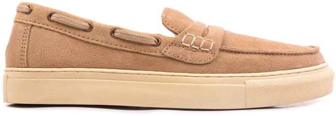 Cafe Moda askim loafers heren beige suède