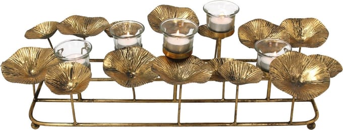 Kersten Candle Holder Gold 16x29x56cm