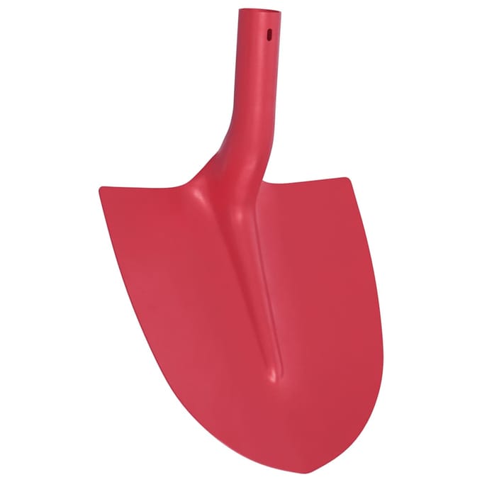 vidaXL - Schep - Hoofd - Rood - 39,5 - x - 27,5 - cm - Gepoedercoat - staal
