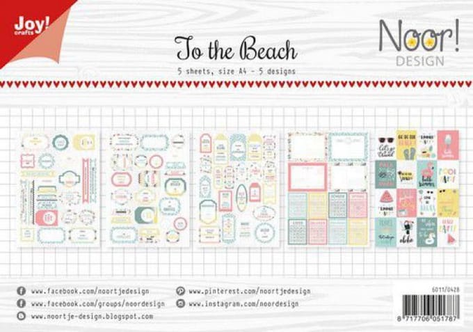 Joy!Crafts Labelvellen Noor Design At the beach