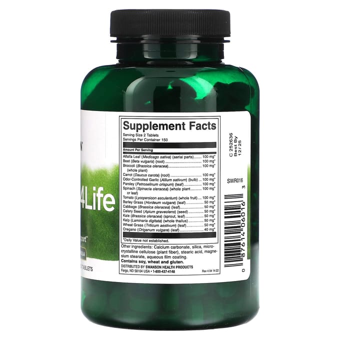 Veggies4Life, 300 tabletten