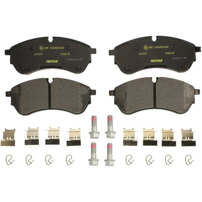 Remblokset TEXTAR 2214701, voorkant, achter