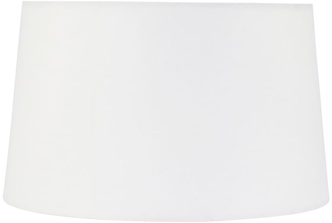 Witte linnen lampenkap K58942S Ø30cm met E27 support - Modern design - Mexlite Kappen