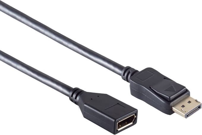 Powteq - 3 meter premium displayport verlengkabel - Displayport 1.2 - Gold-plated