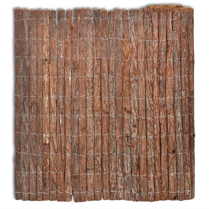 vidaXL - Scherm - 400x100 - cm - schors