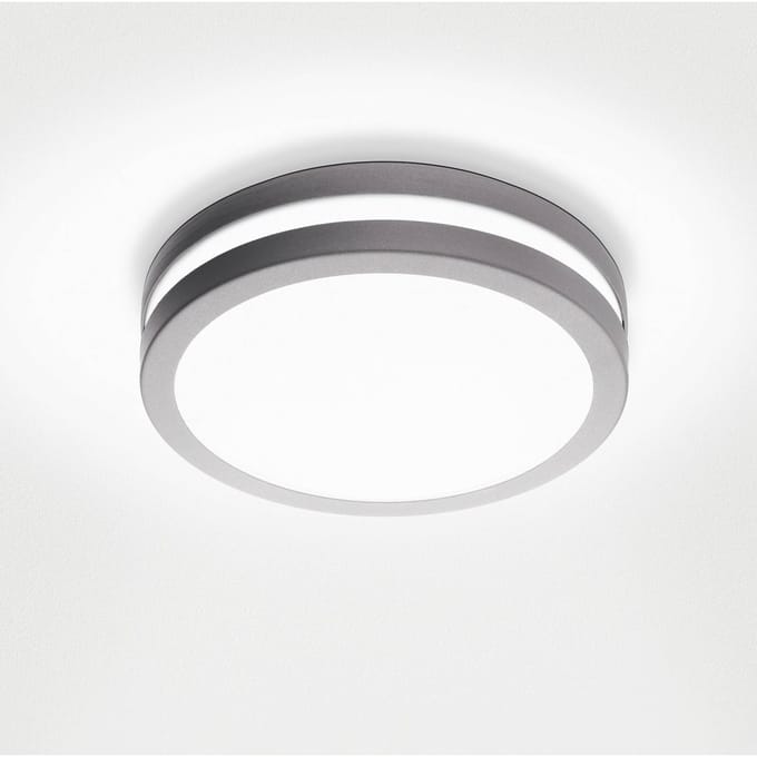 EGLO Locana-c Wandlamp voor buiten - Zilver - SMD LED Module - 14W