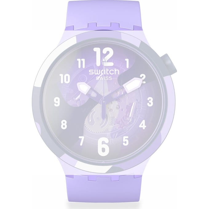 Swatch Plastic - BigBold - SB0/SO27 ASB05V101 Look right trough violet Horlogeband