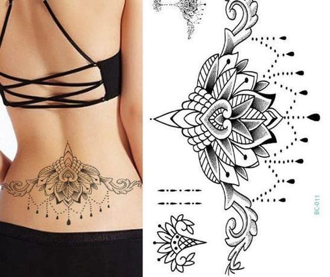 Tijdelijke tattoo Mandala
