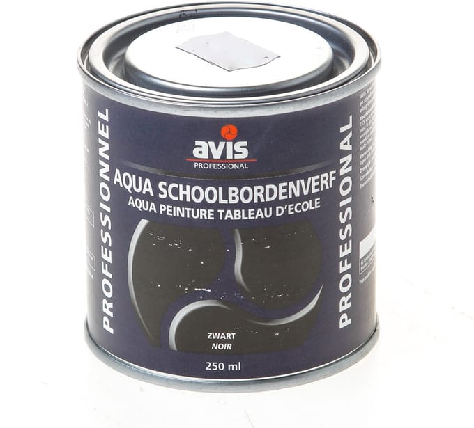 Avis Aqua Schoolbordenverf -  Zwart - 250 ml
