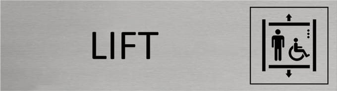 CombiCraft Aluminium deurbordje Lift 165x45mm - per stuk