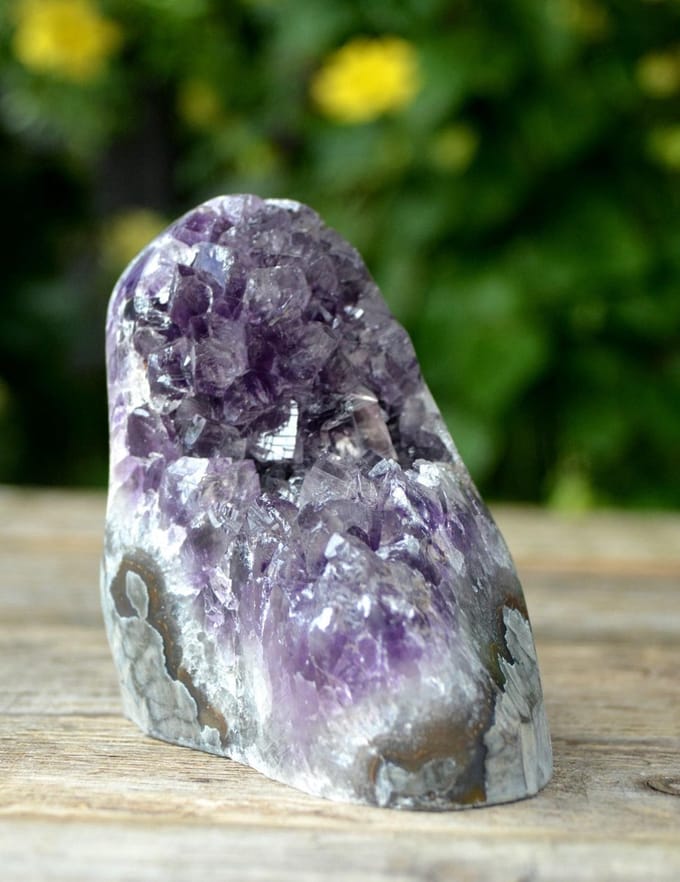 Donker paarse Amethist cluster - 618 gram