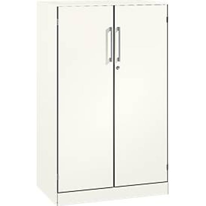 Vleugeldeurkast ASISTO C 3000, 3 ordnerhoogten, B 800 mm, wit/wit